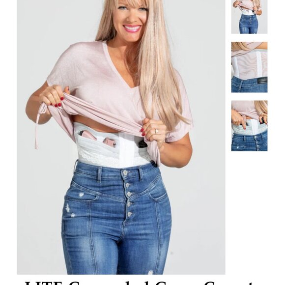 Dene Adam’s LITE Ice Lace Conceal Carry Women’s Holster Corset - Picture 1 of 7